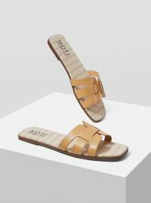 MOTF PREMIUM GIÀY SANDA BẰNG THOẢI MÁI ...ỜI TRANG TỐI GIẢN DÀNH CHO NỮ - Màu be - Xem 9