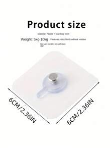 1/10/20 chiếc Móc treo khung ảnh trong suốt không cần khoan, chống thấm nước và chống dầu, móc tự dính siêu bền cho phòng tắm, vòi hoa sen, nhà bếp, ngoài trời, khăn tắm, chìa khóa, móc treo trong suốt và dính chắc, không cần khoan, giá để đồ đa chức năng, thích hợp cho gia đình, tuyệt vời cho nhà bếp, phòng tắm, phòng khách - Nhiều màu - Xem 18