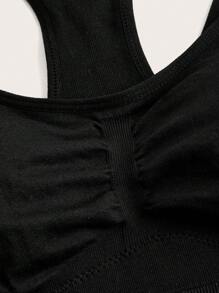 Moonlight&Mama 1pc Maternity Seamless Comfy Nursing Bra - Black - View 5
