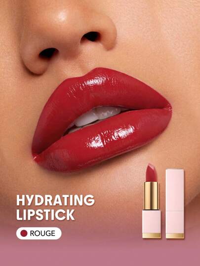 SHEGLAM Creme Allure Lipstick-Rouge 8 Colors Moisturizing Lipstick Lip Glow Nourishing Essence Hydrating Lip Care Lipstick Brand Beauty Makeup Face Paint Cosmetic For Women Girls Perfect For Fall Winter Ideal For Y2K Fancy Fashion Suitable For Birthday Christmas Present Party Ready Best Color