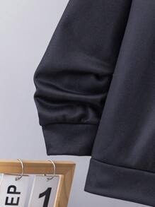 2 件儿童/青少年男童休闲篮球图案连帽衫和抽绳宽松慢跑裤套装，适合通勤、上学、日常、度假、运动、春夏秋冬，加厚羊毛 - 彩色 - 查看 6