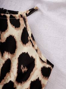 女宝宝夏季可爱度假豹纹无袖连体衣 - 彩色 - 查看 5