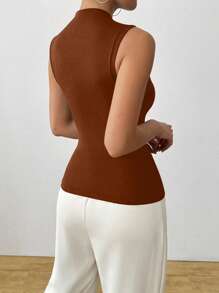 SHEIN Clasi Women's Elegant Metal Decor Slim Fit Camisole, Summer