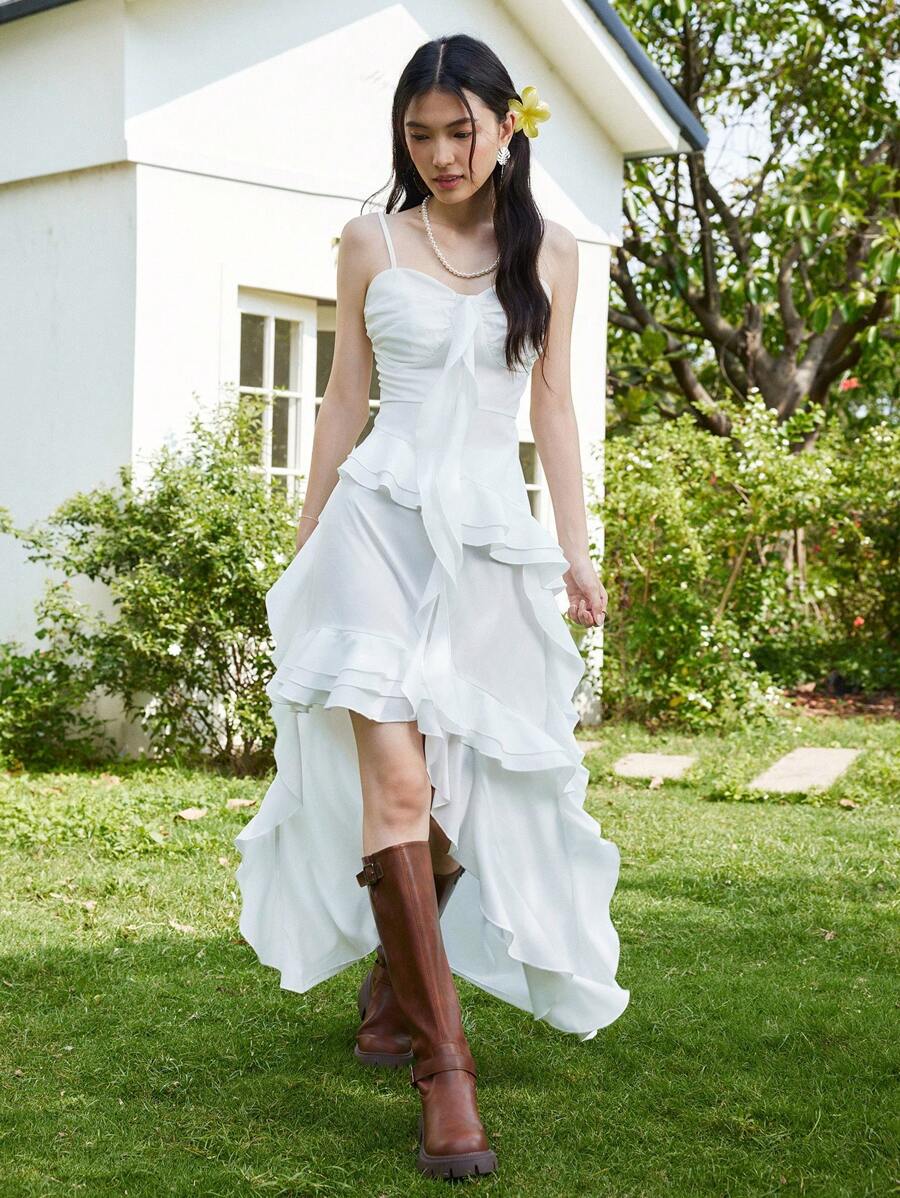 Breezaya Conjunto de dos piezas para mujer para uso diario - Blanco - Ver 1