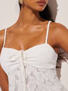 COSMINA Women's Elegant Vacation Ruched Blouse, Spring/Summer - White - View 7