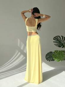 Aloruh Women Two Pieces Outfits For Daily Wear Summer Summer Outfits Summer Clothes Beach Outfits For Woman  Beach Vacation Vacation Outfits Woman Boho  Tropical Vacation Woman Clothe Mesh Butter Yellow  Fairycore Graduation Outfit  Graduation Dress Graduation Dresses For Women   White Graduation Dress