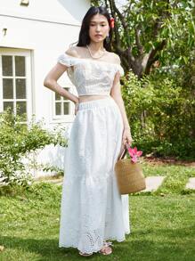 Celisse Women Two Pieces Outfits For Daily Wear Summer Outfits For Women - Apricot - View 4