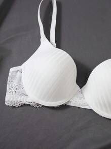 Shein Underwear&Sleepwear Basics 3 pièces/set Sous-vêtements garnis de dentelle pour femmes