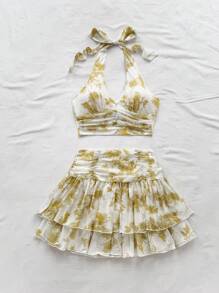 Soleia Conjunto de dos piezas para mujer para uso diario