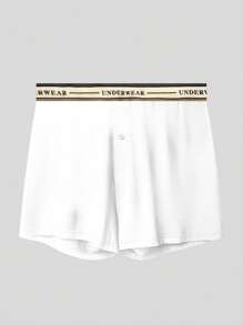 Snug Zone Men's Minimalist Letter Elastic Waist Briefs ,3 Pcs - Multicolor - View 4