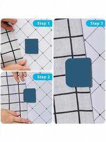 2/4/6/8 chiếc Kẹp rèm tắm gia dụng hàng ngày màu xanh lam Kẹp rèm nhựa Viscose Kẹp cố định Rèm tắm Khóa kẹp rèm Kẹp bên Trang trí phòng Phụ kiện phòng tắm - Màu xanh lam - Xem 7