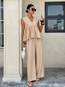 Siren Gaze Nuovi completi estivi da donna, tute casual e sciolte con accessori a forma di stella marina, moda casual da vacanza, versatili completi da lavoro e pendolarismo per donne, abiti estivi da donna