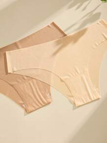 Set de 7 piezas de bragas sin costuras invisibles y ajustables de color liso para mujeres - Multicolor - Ver 5