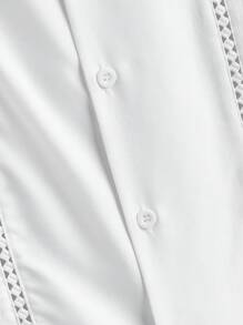 Manfinity RelaxMax Camisa de manga corta de unicolor para hombre, de moda para el verano
