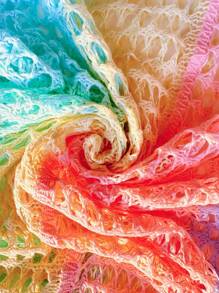 Skyraze Women's Loose Micro Hollow Beach Holiday Dress, Summer Cover Up - Multicolor - View 7