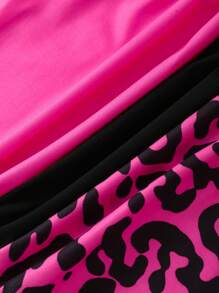 3 buc pantaloni de pijama pentru femei cu funde casual, vară