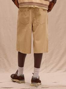 Musero Washed Extreme Longline Denim Jorts For Spring Summer Streetstyle Easter Vacation