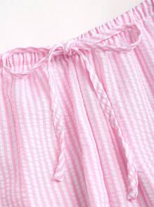 Sweetra Women Two Pieces Outfits For Daily Wear - Pink - View 7