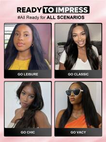 ALL READY WIG 长直发挑染全套假发 预漂白 预拔 预剪 蕾丝融化蕾丝 7x5 无胶闭合假发 100% 真人发质 9AM HAIR - S4/27 - 查看 10