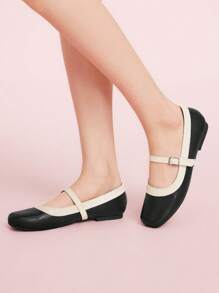 CUCCOO DOLLMOD Women's Slip-On Flat Casual Shoes With Lace Up Design, Spring Shoes For Spring Holiday & Easter - Black - View 5