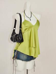 SHEIN ICON 宽松下摆吊带背心，夏季时尚