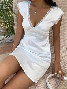 MainGRL Women Two Pieces Outfits For Daily Wear - White - View 6