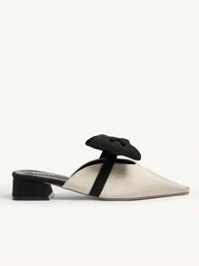 CUCCOO CHICEST Tacones altos con decoración de lazo, elegantes y de moda, adecuados para Año Nuevo, Día de San Valentín, novia, banquete, boda, cita, vacaciones, fiesta de Año Nuevo