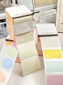 1 件可爱云形便签，强力粘性可拆卸便签，适用于学生、DIY 贴纸、便利贴、笔记本贴纸、提醒标签 - 彩色 - 查看 7