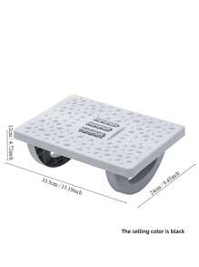 1 件/2 件防滑半圆形桌下脚凳，带摇摆功能，适用于办公室和学校