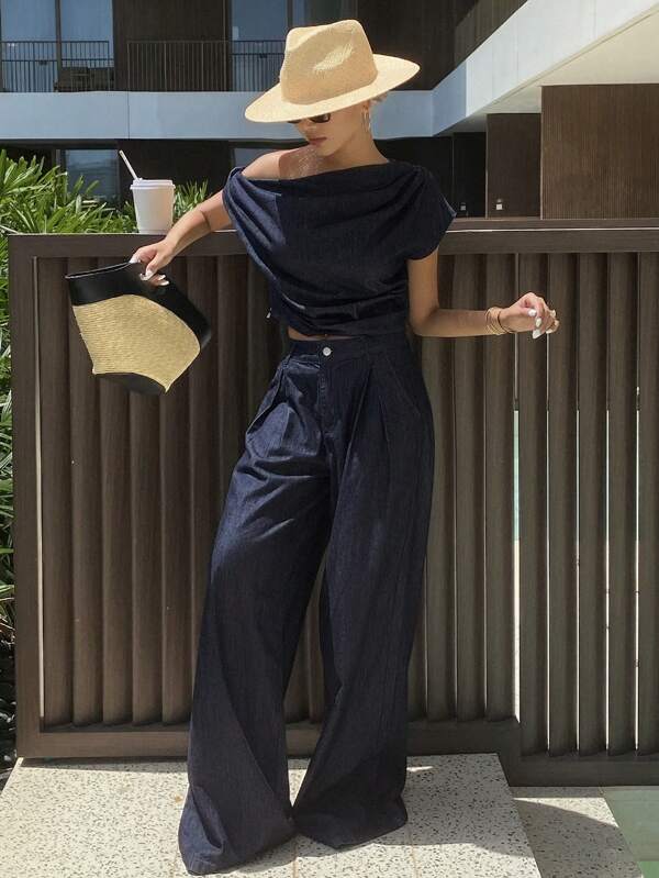 DAZY Completo da donna in jeans a due pezzi