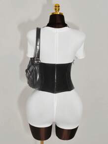 Amplova Women Two Pieces Outfits For Daily Wear - Black and White - View 8
