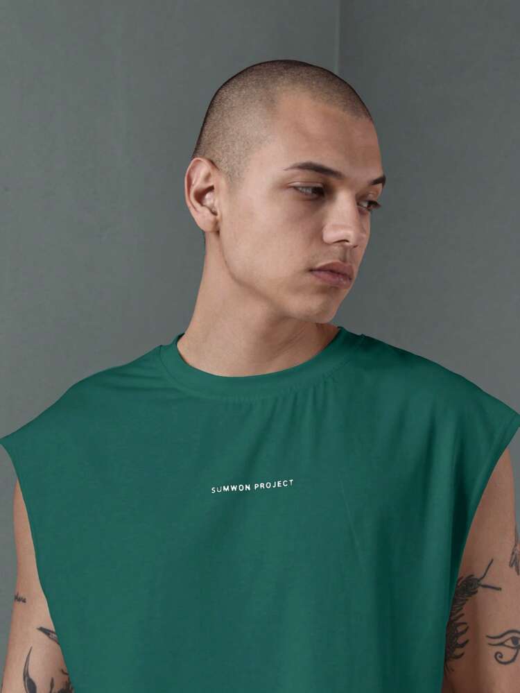 Graffiti Style Muscle Shirt Men Tank Tops