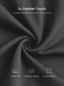 女士纯色褶皱喇叭下摆休闲健身紧身裤 - 深灰色 - 查看 8