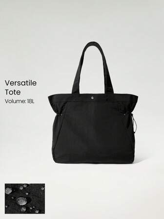 GLOWMODE 18L NylonZipper Pocketed Tote Bag Beach Travel Daily Casual Travel Bag