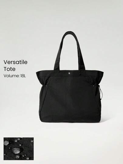 GLOWMODE 18L NylonZipper Pocketed Tote Bag Beach Travel Daily Casual Travel Bag Fall Winter