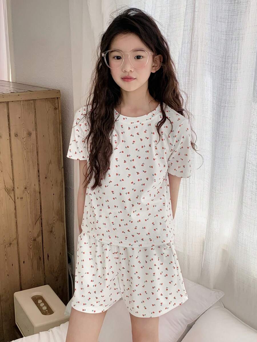 DAZY Tween Girl Fall Loungewear, Back To School Clothes - White - View 1