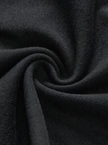 Supernatural X SHEIN Women's Letter & Car Print Slim Fit Black Tank Top Suitable For Going Out - Black - View 4