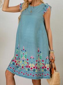 SHEIN Vestido sin mangas de maternidad, de moda para el verano