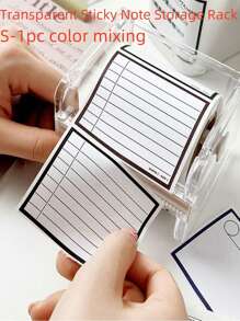 1 件可爱云形便签，强力粘性可拆卸便签，适用于学生、DIY 贴纸、便利贴、笔记本贴纸、提醒标签 - 彩色 - 查看 19