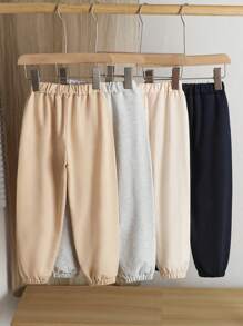 Kleine Jungen 4 Stücke/Set Lässig Sport Hose, Knöchellange Jogginghose, leicht