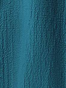 Al Najma 女士优雅花卉印花缺口领宽松中长连衣裙，端庄 - 青碧色 - 查看 7