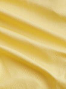 SHEIN PETITE CURVE Women's Plus Size Twist Front Crisscross Sleeveless Top,Cute Tops,Cami Yellow Blouse For Women Summer Clothes Women  Butter Yellow Tops Y2k Top,For People Of Shorter Stature - Mustard Yellow - View 4