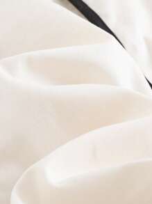 Cozy Pixies Vestido sin mangas con cuello redondo y lazo decorativo para bebé niña