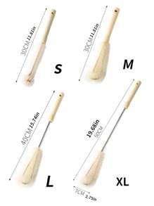 木柄清洁刷 - 360 度擦洗瓶子、杯子和搅拌机，长柄家用厨房刷，防刮刷毛，耐用全覆盖深层清洁设计 - 彩色 - 查看 8