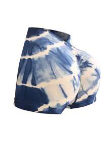 Core Rhythm 无缝高弹力后背V字提拉运动短裤 - 彩色 - 查看 5