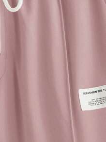 SHEIN Leap Crew 2 件套青少年男童休闲宽松舒适纯色百搭短袖上衣和直筒裤套装