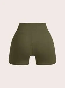 SHEIN EZwear Women Two Pieces Outfits For Daily Wear - Army Green - View 7