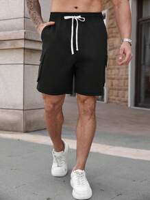 Manfinity Homme Pantalones cortos cargo casuales para hombre, adecuados para el verano