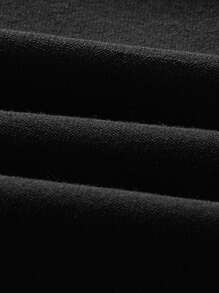 SHEIN PETITE 2pcs/Set Petite Women Sexy Backless Round Neck Short Sleeve - Multicolor - View 5