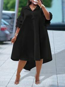 Slaydiva 2025 Neues Design Frauen Outfit für Rave/Ostern/Old Money Stil/Country Konzert/Ausgehen/Fairycore/Festival/Tropischer Urlaub, geeignet für weißen Frühling/Sommer, Sommer, Rave, Europäischen Sommer, Frühling, Westernmode Plus, Konzert, Abschluss, vielseitig für täglichen Weg zur Arbeit, Business Lässig, minimalistisch Lässig Strandkurzarmshirt mit gerüschten Ärmeln, Puppenkleid, asymmetrischer Saum Mittellängenkleid